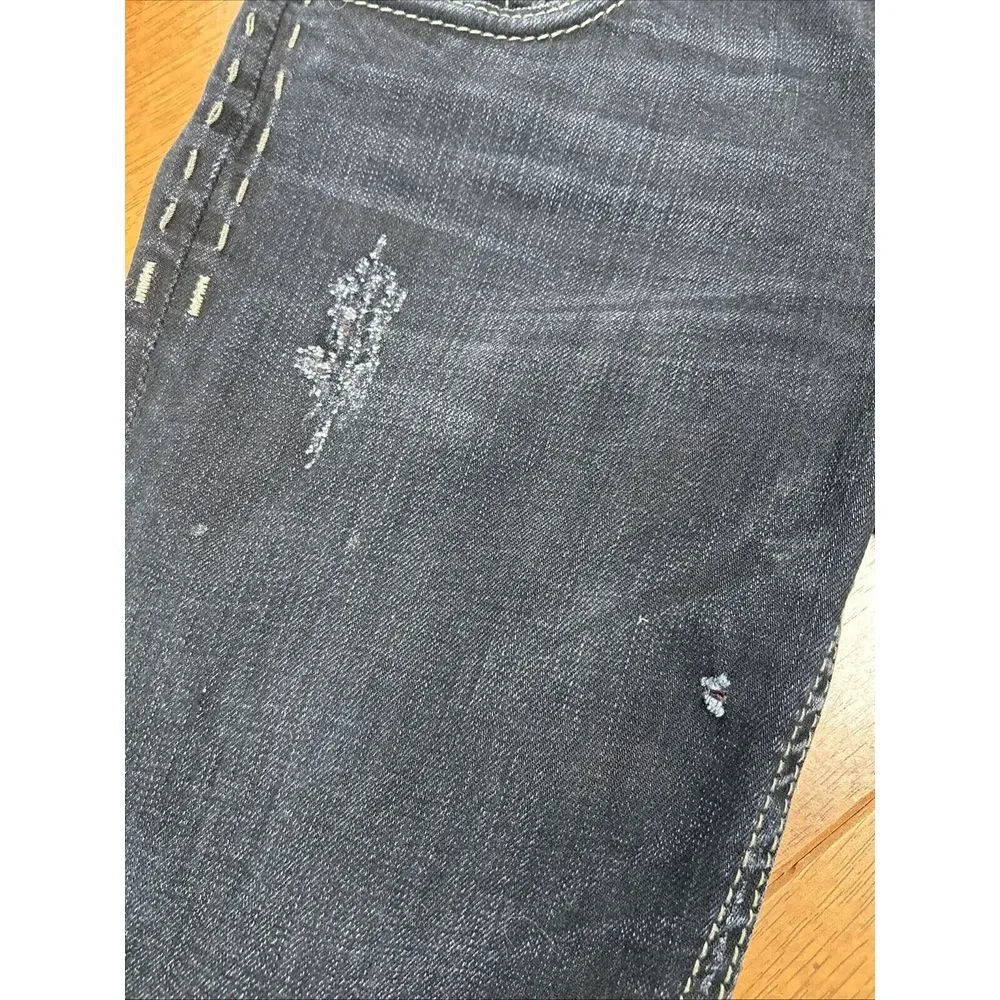 Mek Denim USA Jeans Men's Size 27/34 Geneva Cigarette Distressed